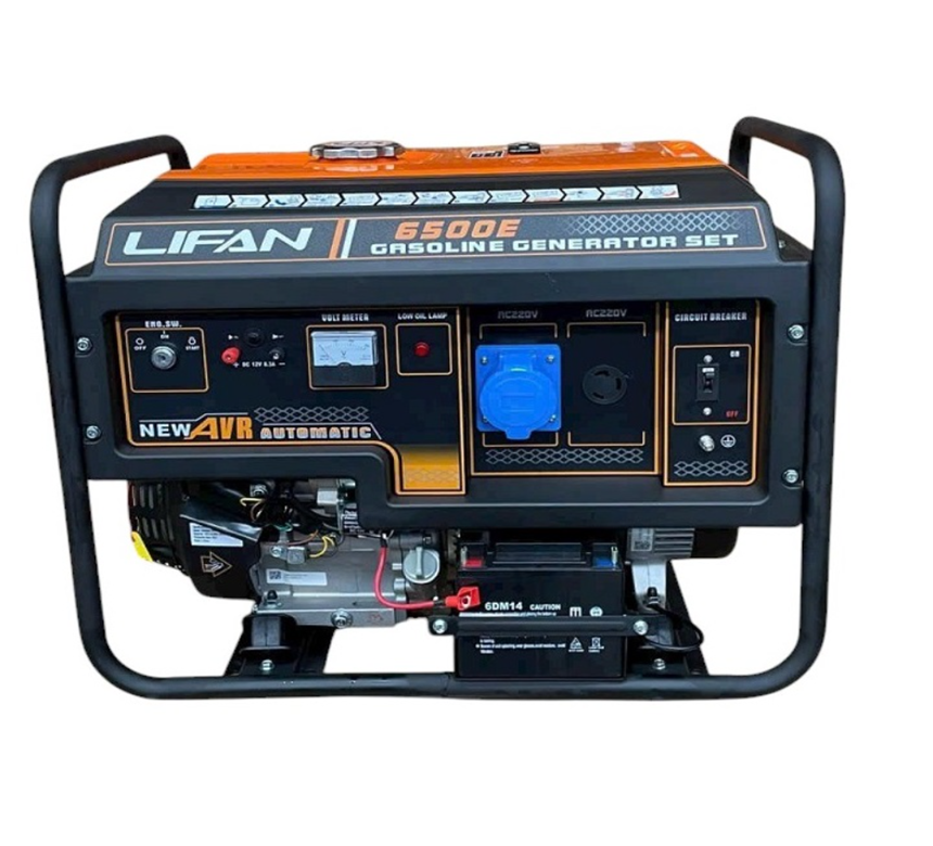 may phat dien chay xang 5kw lifan 6500e (de no) hinh 0