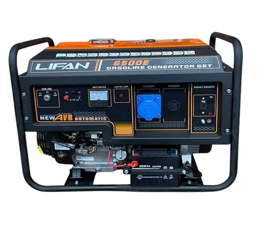 may phat dien chay xang 5kw lifan 6500 (giat no) hinh 0