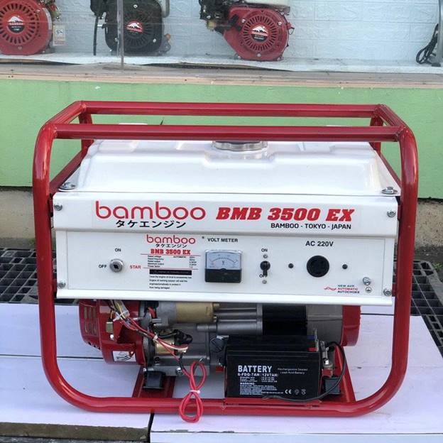 máy phát điện chạy xăng 3kw bamboo bmb 3500ex hình 0 may phat dien chay xang 3kw bamboo bmb 3500ex hinh 0