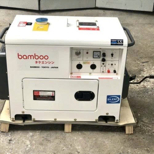 may phat dien chay dau 6kw bamboo bmb8kva de cot hinh 0