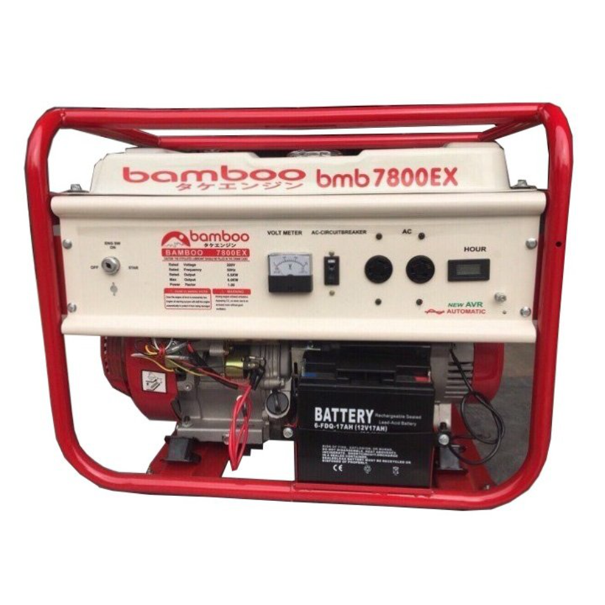 may phat dien chay xang 6kw bamboo 7800ex hinh 0