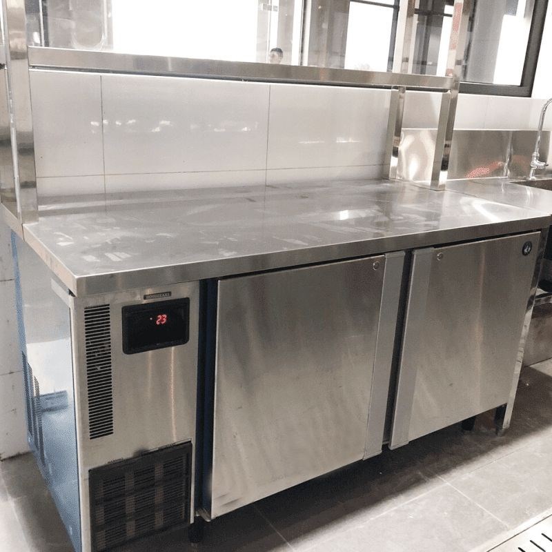 ban mat 2 cua khong vach ngan pillarless hoshizaki rt-158ma-s-ml hinh 1