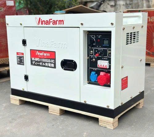 may phat dien 5kw vinafarm vn-mpd-11500s3d-rc (220v/380v) hinh 0
