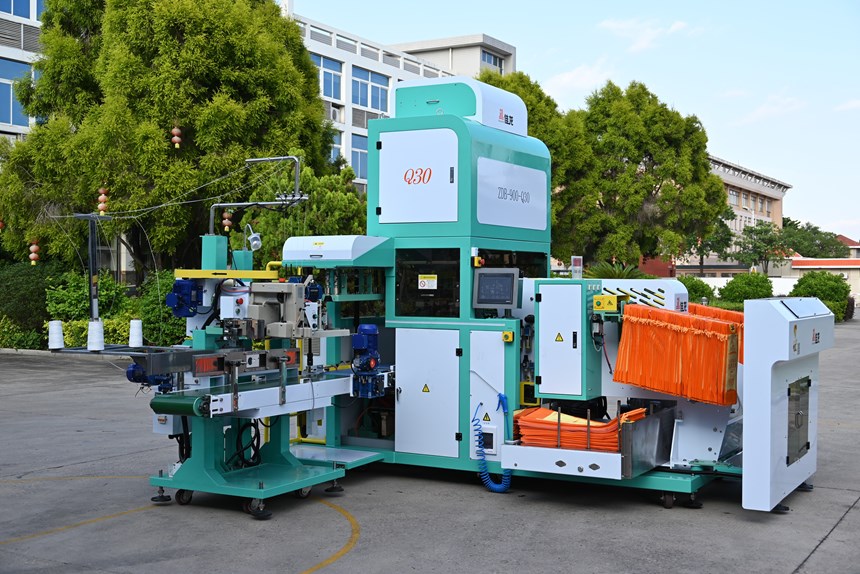 day chuyen dong goi gao tui det pp 5-25kg - zdb-900-q30 hinh 0