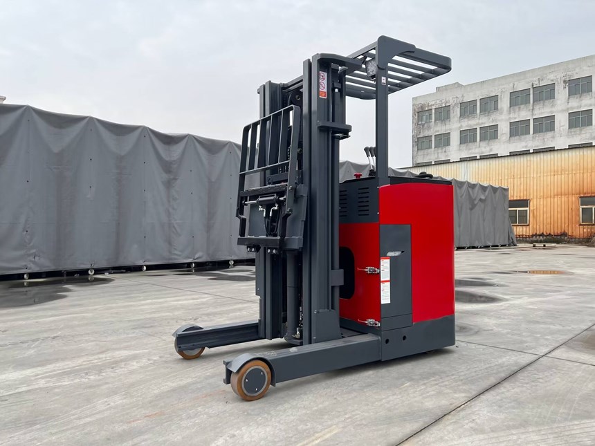 xe nang dien cao 8m-12m phu hop voi loi di hep kusami ksm-12k hinh 0