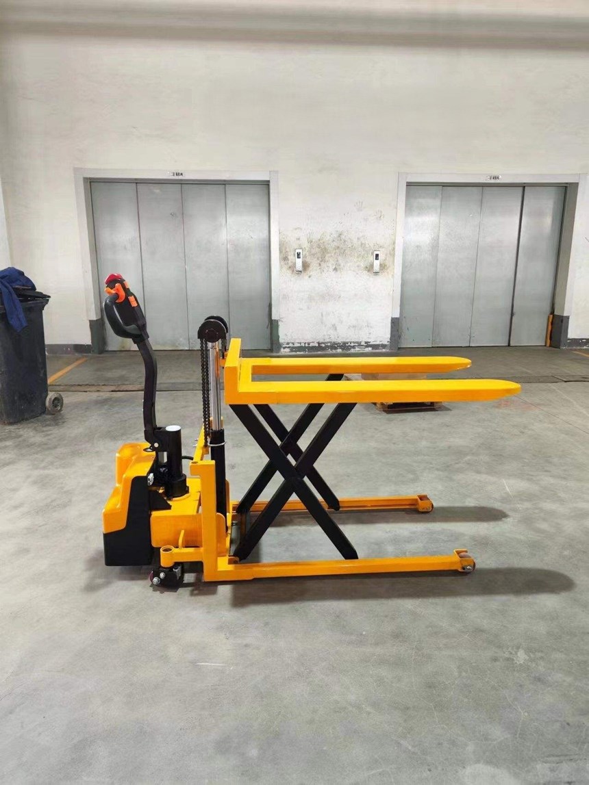 xe nang pallet dien 1000-1500kg, nang cao 1m kusami ksm-1t hinh 0