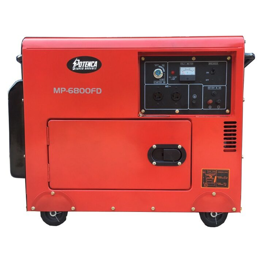 may phat dien chay dau 5kw potenca mp-6800fd hinh 0