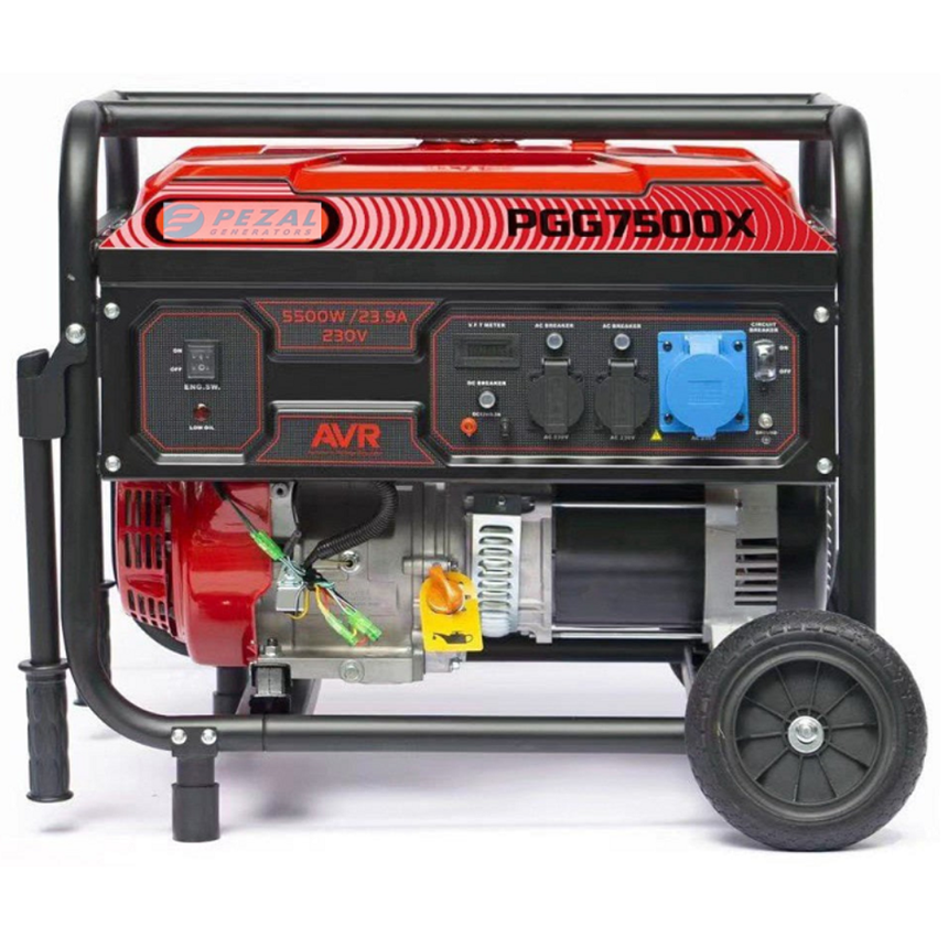 may phat dien chay xang 6kw pezal pgg7500x hinh 0