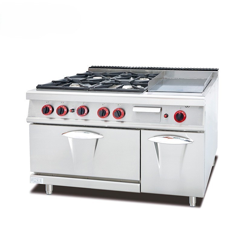 bep gas 4 hong dot + mat chien phang kolner gh-996a (gh-796a) hinh 0