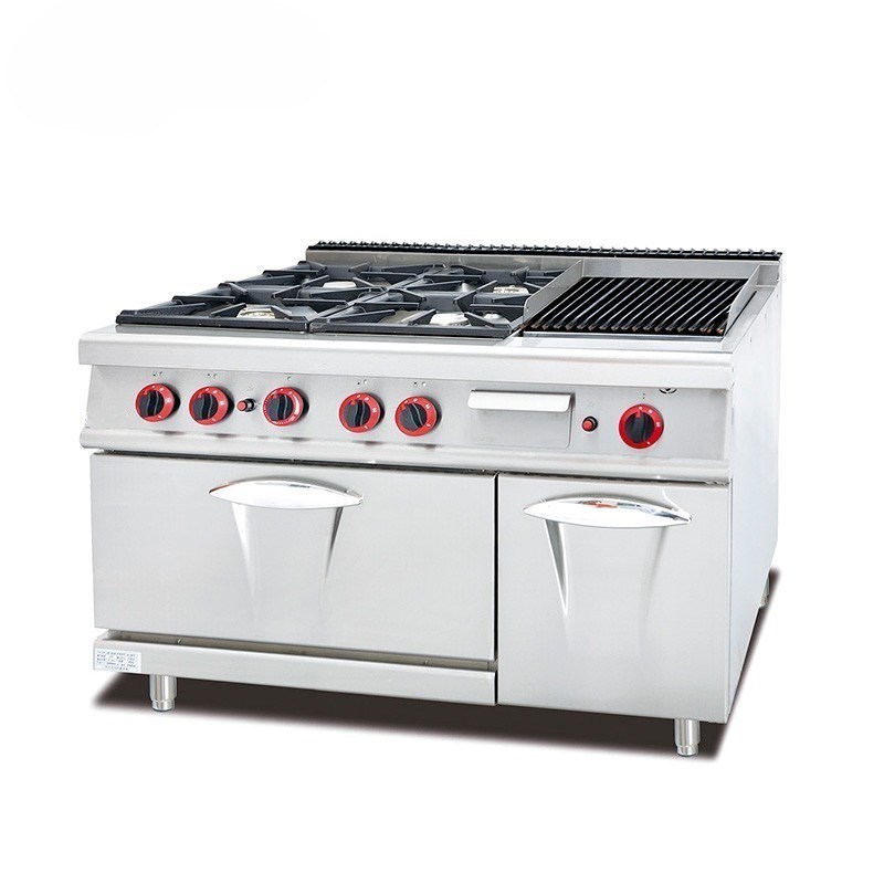 bep gas 4 hong dot + lo nuong kolner gh-999a hinh 0