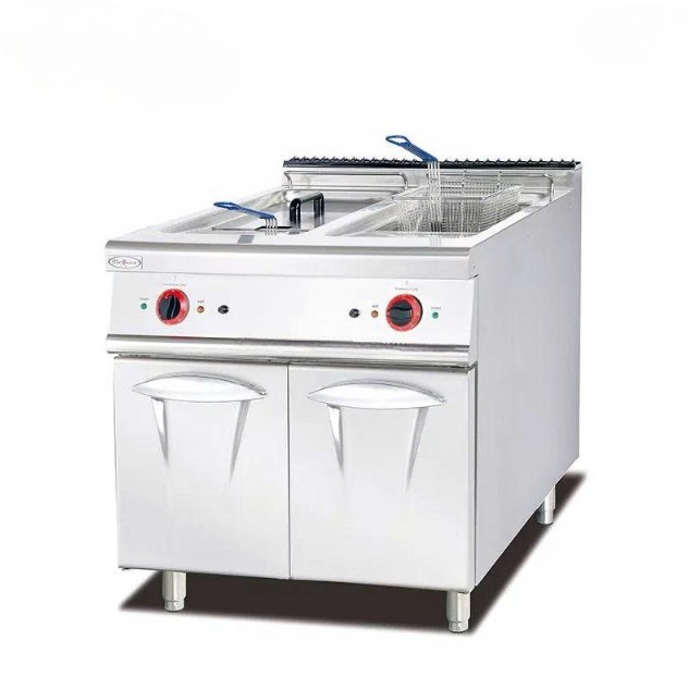 bep chien nhung dien 2 ngan kem tu dung kolner df-885 hinh 0