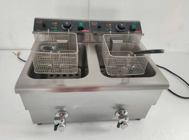 bếp chiên nhúng điện 2 ngăn kolner df-12l-2 hình 0 bep chien nhung dien 2 ngan kolner df-12l-2 hinh 0