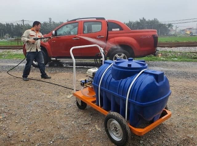 may phun rua ap luc cao day tay dong co xang k31 hinh 0