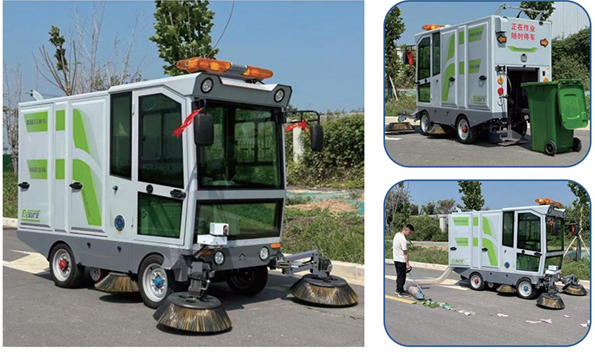 xe quet rac ngoi lai thung rac don shunren yx-g25 hinh 0