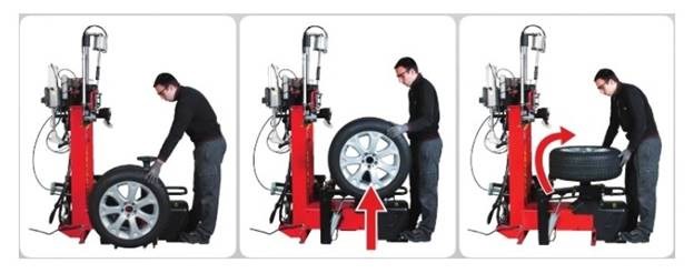 máy ra vào lốp tự động artiglio500 hình 1 may ra vao lop tu dong artiglio500 hinh 1