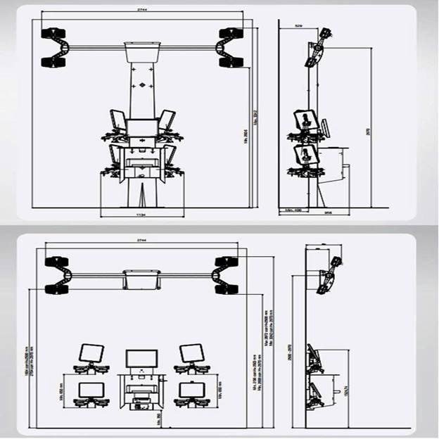 thiết bị kiểm tra góc đặt bánh xe 3d với camera kỹ thuật số độ phân dải cao exact blacktech x-plus hình 4 thiet bi kiem tra goc dat banh xe 3d voi camera ky thuat so do phan dai cao exact blacktech x-plus hinh 4