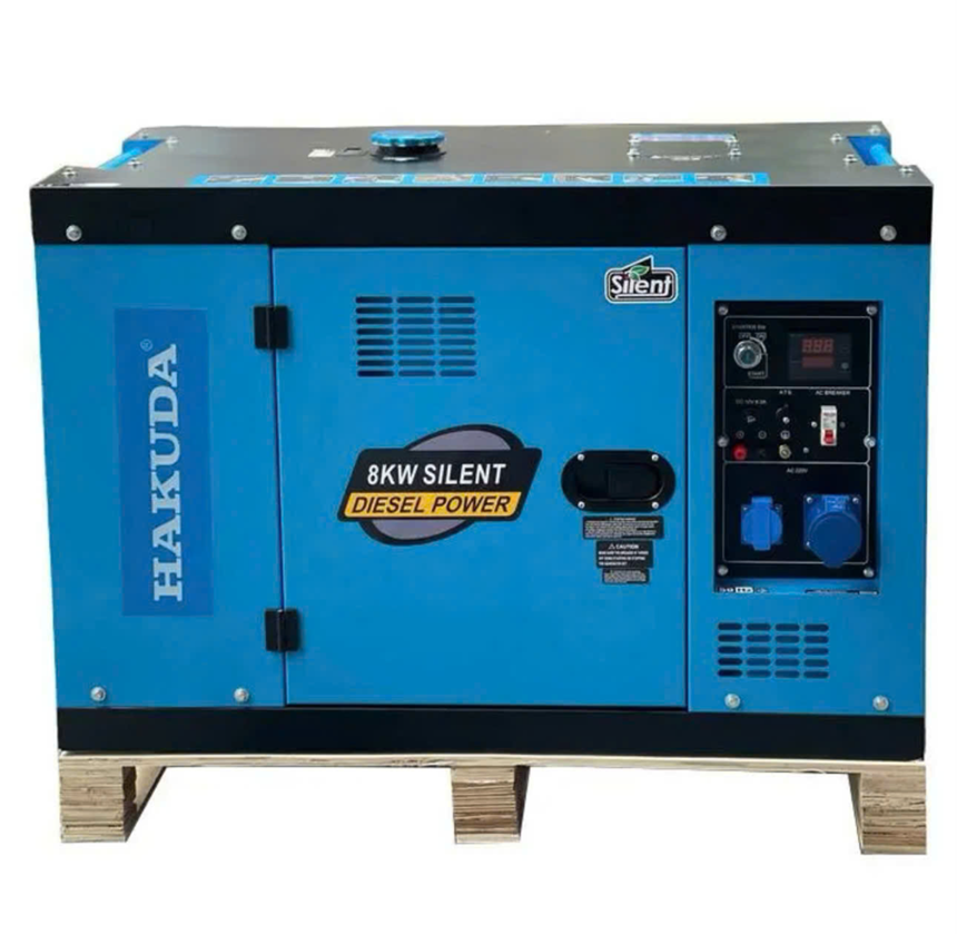 may phat dien chay dau 10kw hakuda hkd10000p3t 3 pha         hinh 0