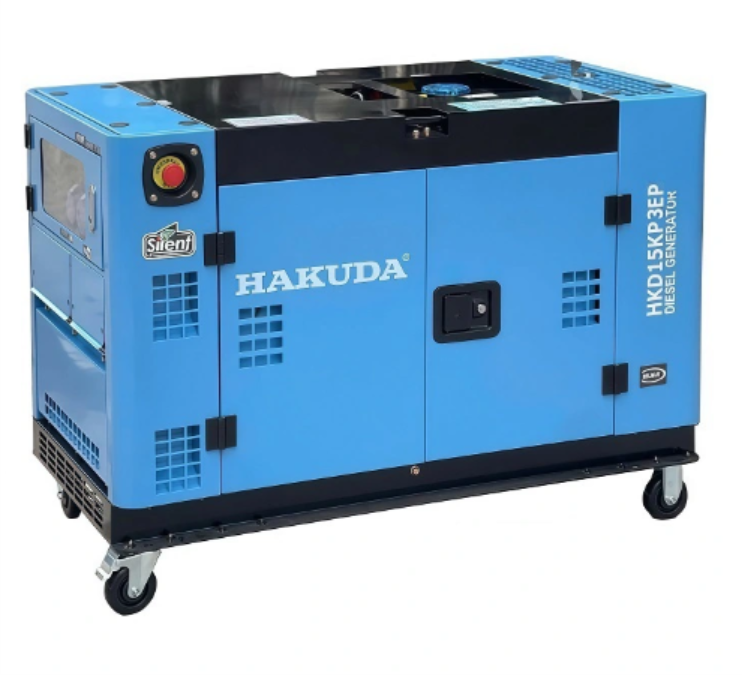 may phat dien chay dau hakuda 15kw hkd15kp3ep 3 pha sieu cach am hinh 0