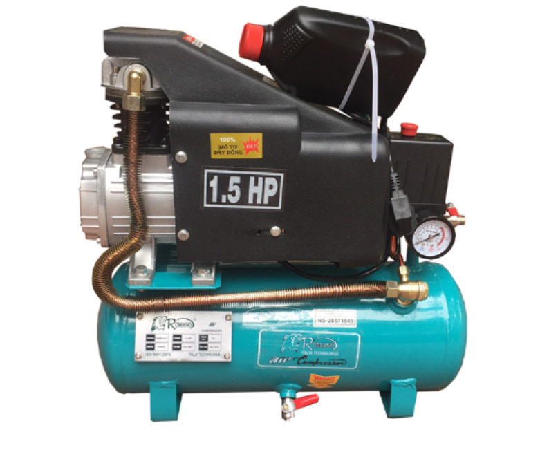 may nen khi co dau lien truc 1.5hp romano roma 4212 12l hinh 0