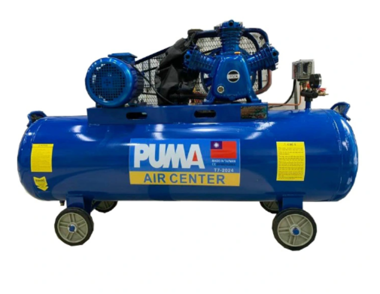 may nen khi day dai 10hp 300l puma w-0.9/8 3 pha ap 12.5 bar hinh 0