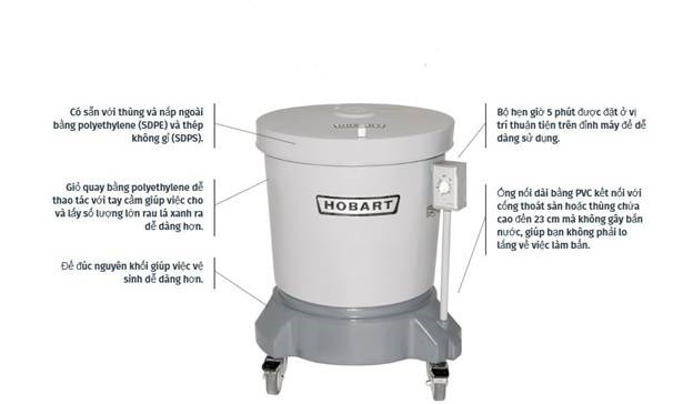 may quay/say rau tron cong nghiep hobart sdps hinh 0