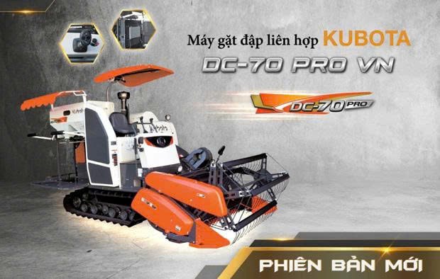 may gat dap kubota dc70 pro hinh 0