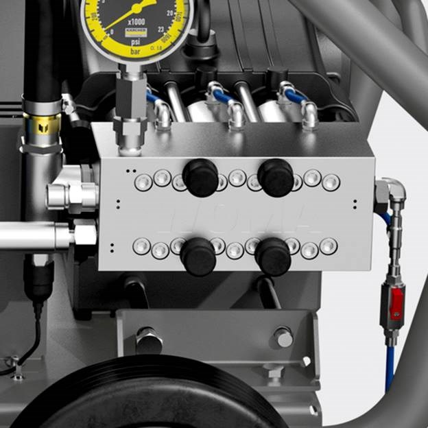 may phun rua ap luc sieu cao karcher hd 9/100-4 cage classic hinh 1