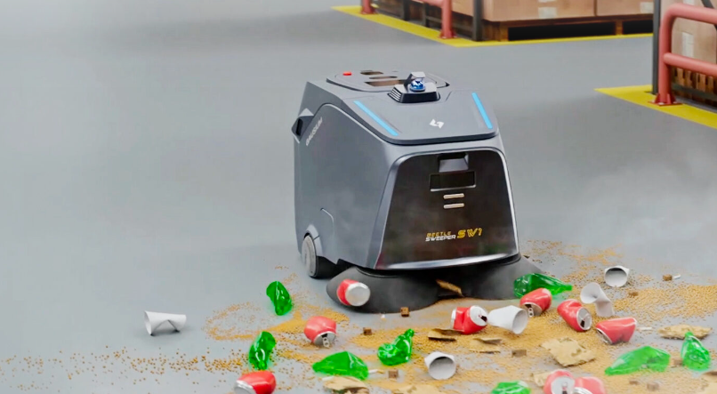 robot ve sinh cong nghiep gausium beetle hinh 0