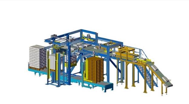 day chuyen quan mang pallet tu dong yupa-2100-l hinh 0