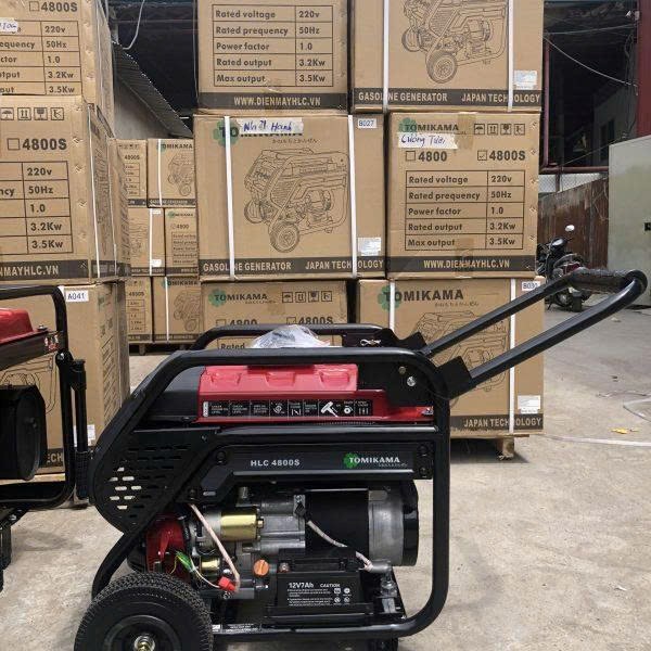 máy phát điện chạy xăng tomimaka 4800 hình 0 may phat dien chay xang tomimaka 4800 hinh 0