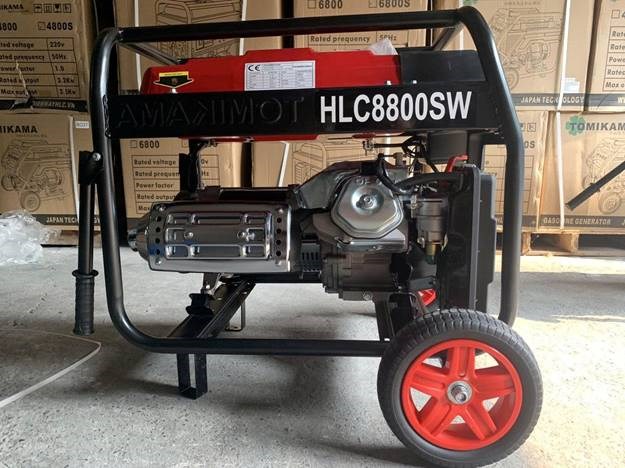 máy phát điện chạy xăng tomikama 8800s hình 0 may phat dien chay xang tomikama 8800s hinh 0