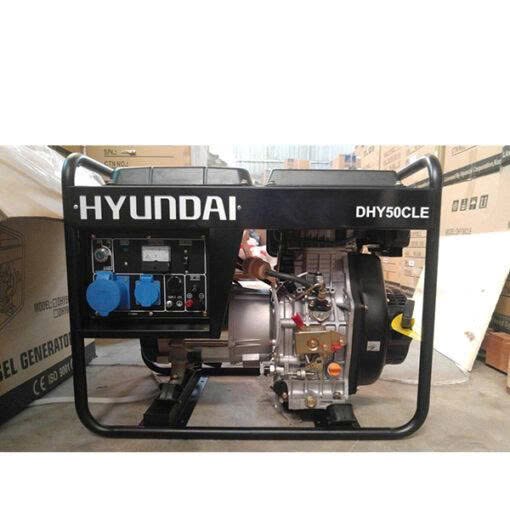 may phat dien chay dau hyundai dhy 50cle (4.2-4.6kw) hinh 0