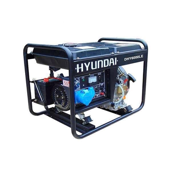 may phat dien hyundai dhy 6000le diesel hinh 0