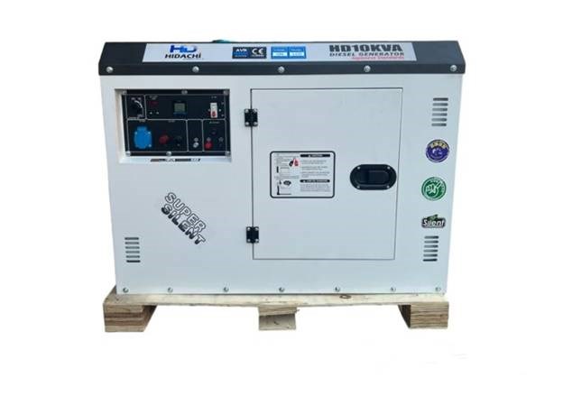 may phat dien chay dau 10kva hidachi hd10kva hinh 0