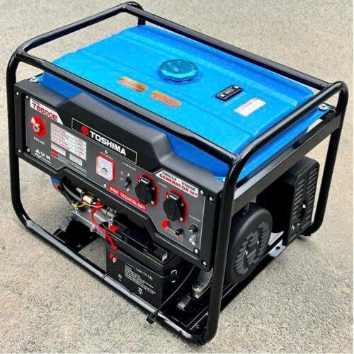may phat dien chay xang 5kw toshima t65e (de no) hinh 1
