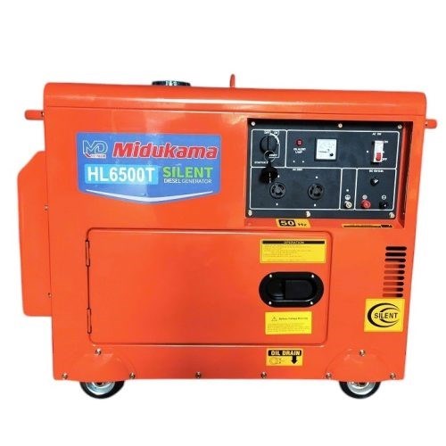 may phat dien chay dau 5kw midukama hl6500t  hinh 0