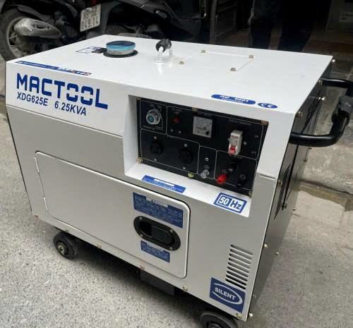 may phat dien chay dau 6kva mactool xdg-625e hinh 0