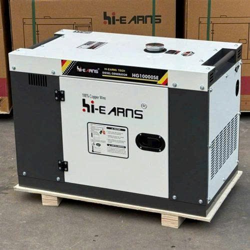 may phat dien chay dau 7.5kw hi-earns hg10000se hinh 1