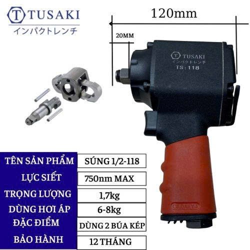 máy siết bulong tusaki 1/2′ ngắn ts-118 hình 0 may siet bulong tusaki 1/2′ ngan ts-118 hinh 0