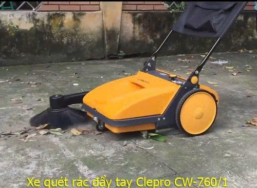 xe quét rác đẩy tay clepro cw-760/1 hình 0 xe quet rac day tay clepro cw-760/1 hinh 0