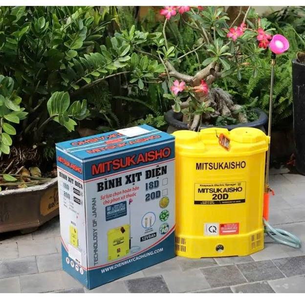 binh xit dien phun thuoc 20l mitsukaisho 20d-2 (bom doi) hinh 0