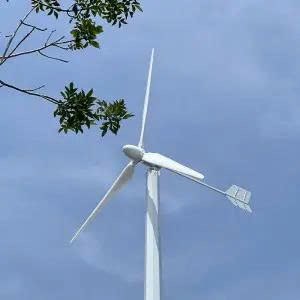 he thong lai gio mat troi 20kw 220v 380v su dung tuabin gio va may phat dien  hinh 1