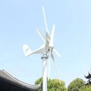 may phat dien tuabin gio cong suat 800w, 12v/24v, thiet ke moi, 6 canh quat hinh 0