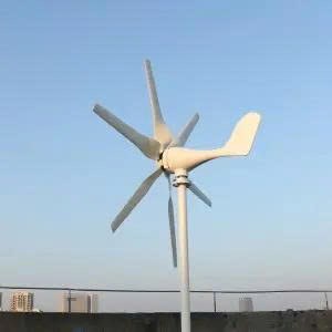 may phat dien tuabin gio nam ngang 6 canh sun 400w 800w 12v 24v hinh 0