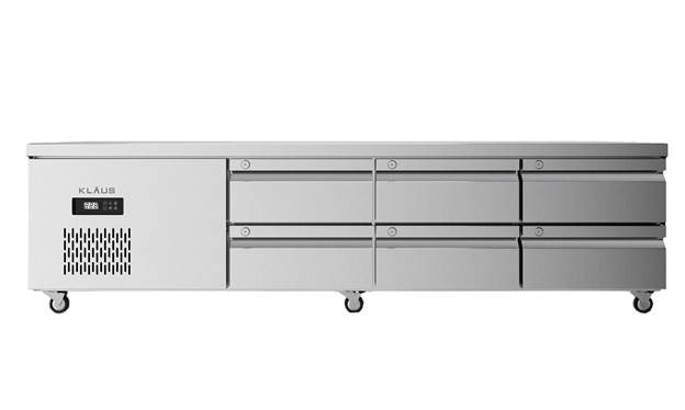 ban mat 6 ngan keo inox klaus kbu-1.1-6 hinh 0
