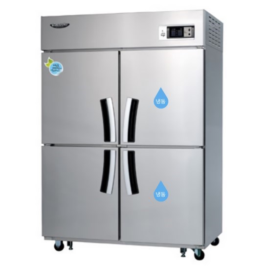 tu dong mat inox 4 canh lassele ls-1044hrf (quat gio) hinh 0