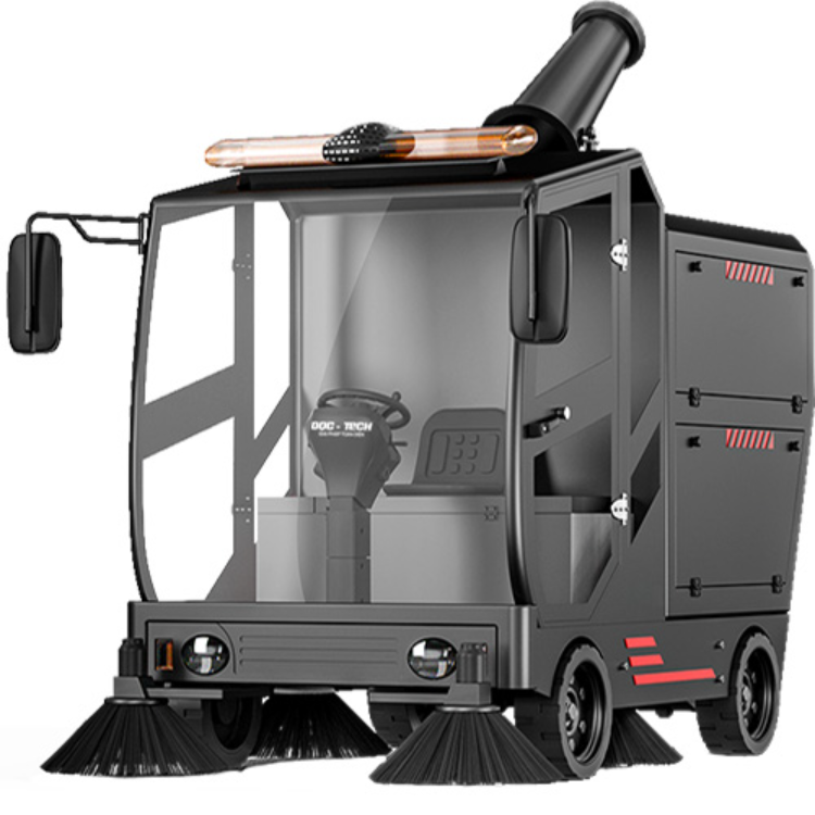 xe quet rac ngoi lai dqc - tech 16f hinh 0
