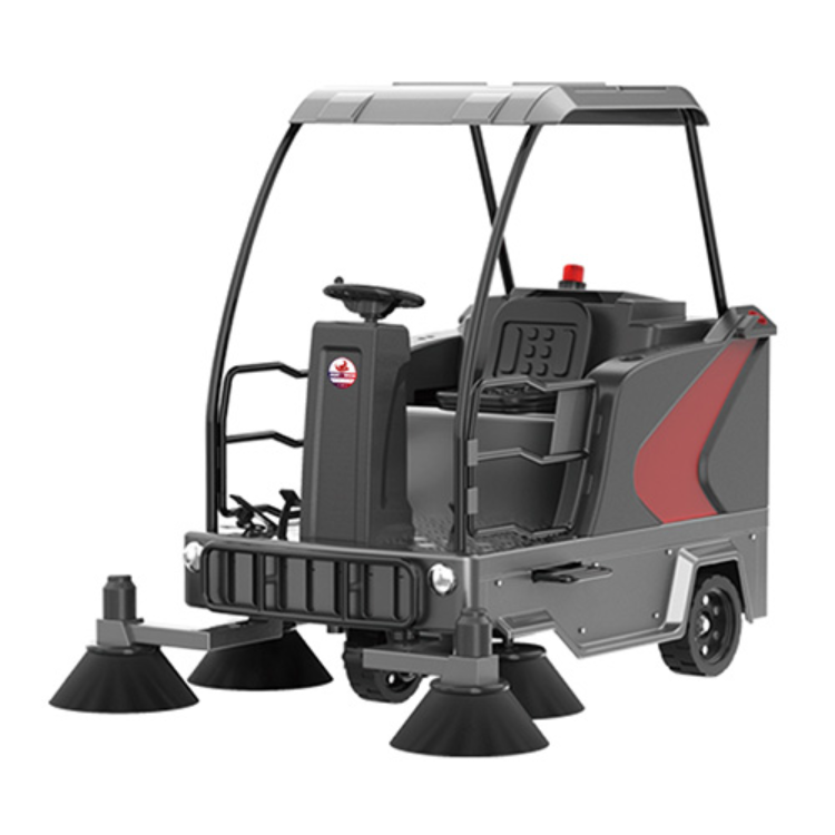 xe quet rac ngoi lai dqc - tech 8f hinh 0