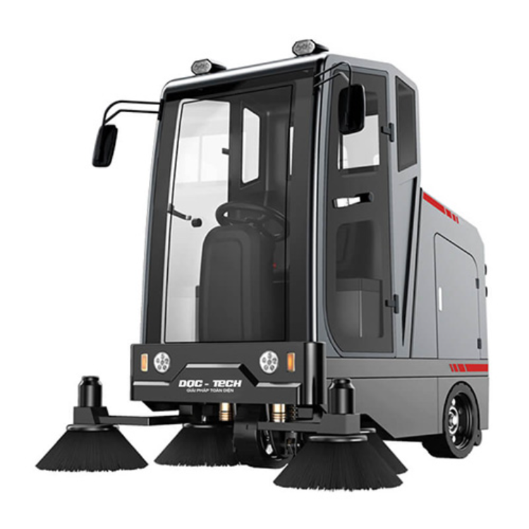 xe quet rac ngoi lai dqc - tech 10f hinh 0