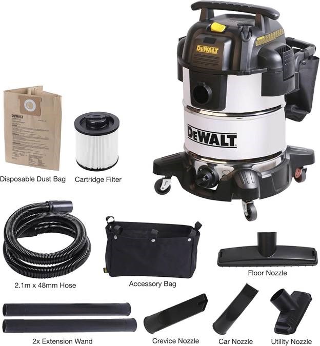 may hut bui cong nghiep 3 chuc nang 38l dewalt dxv38sd – 38 lit – 17kpa hinh 2